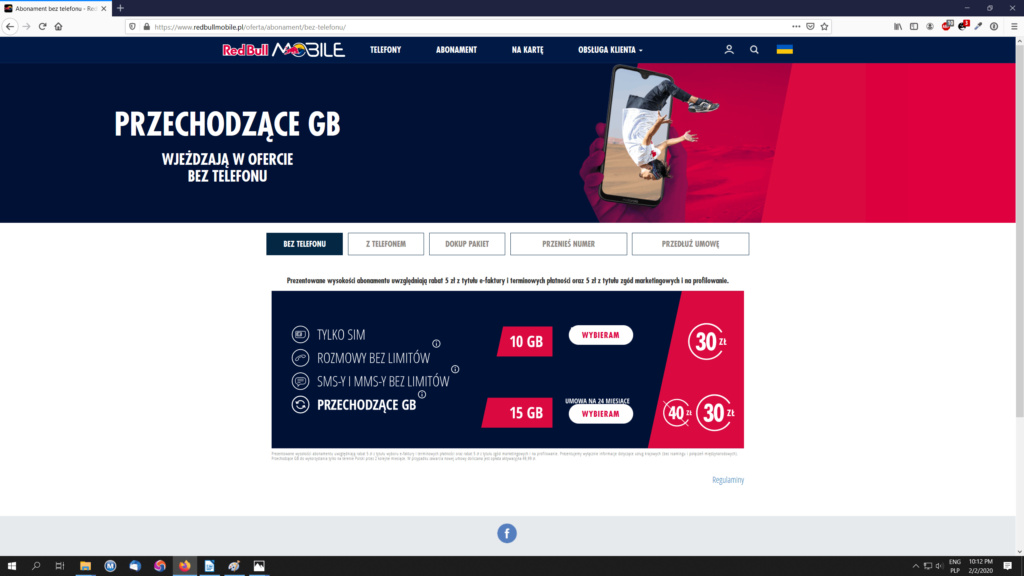 oferta-abonamentow-w-Red-Bull-Mobile luty 2020