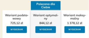 Wyliczenie OC Allianz