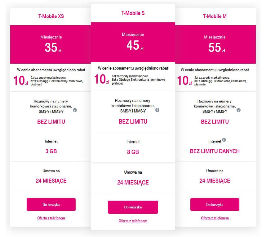 Abonamenty z 5G w T-Mobile