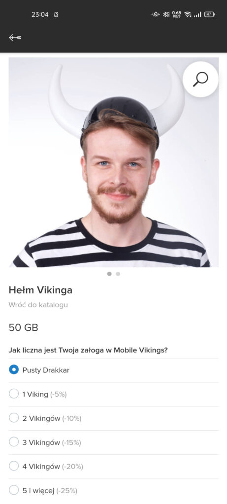 Hełm Mobile Vikings