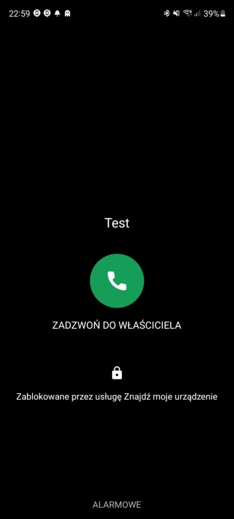 Zdalna blokada telefonu przez Google