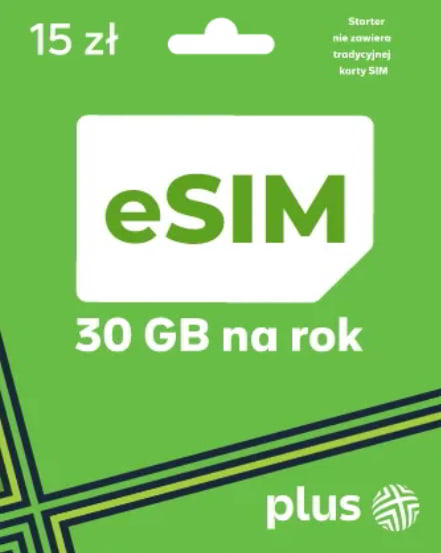 Starter eSIM sieci Plus