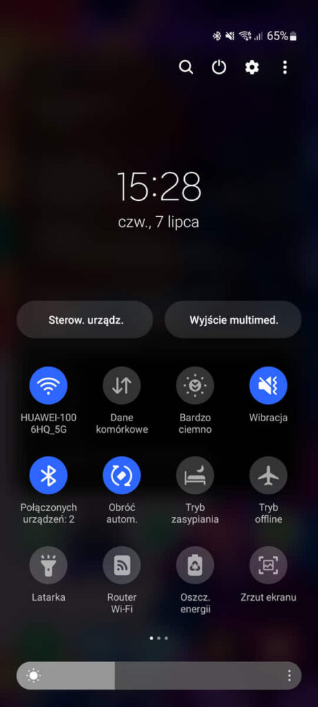 Ikonka do wykonania screenshota (android)