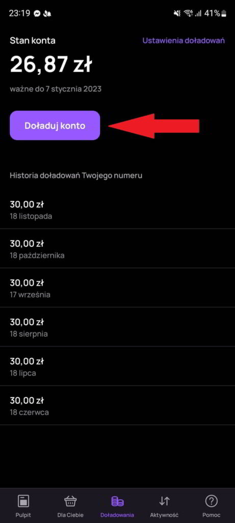 doładowanie konta w Play24